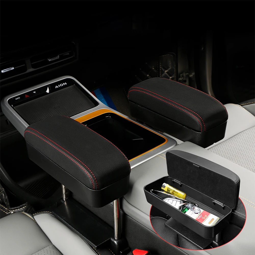 

Universal Car Armrest Organizer Elbow Support Adjustable Car Armrest Box Seat Cushion Gap Organizer Auto Accessories