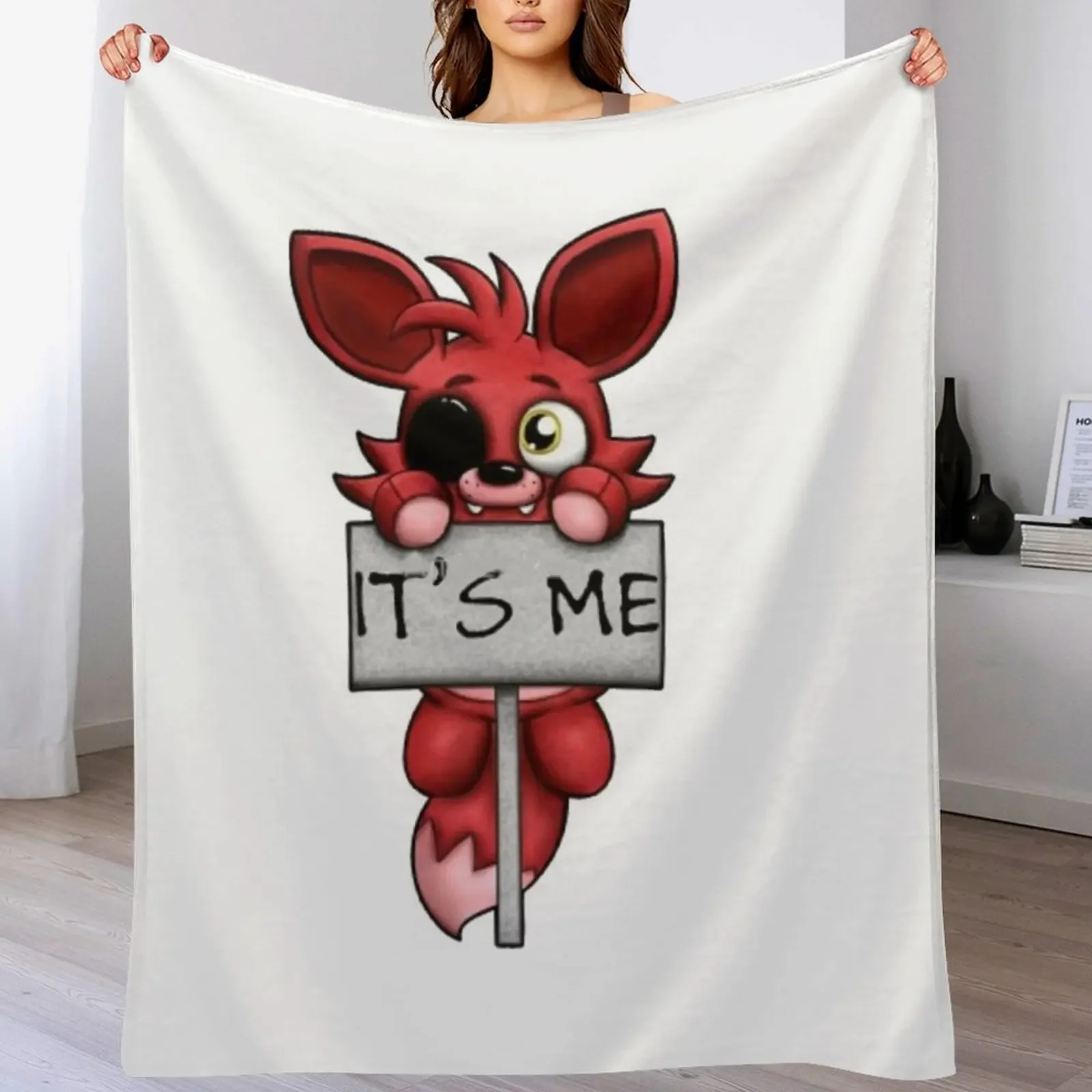 Its me foxy Throw Blanket Furrys Hairys Softest Blankets