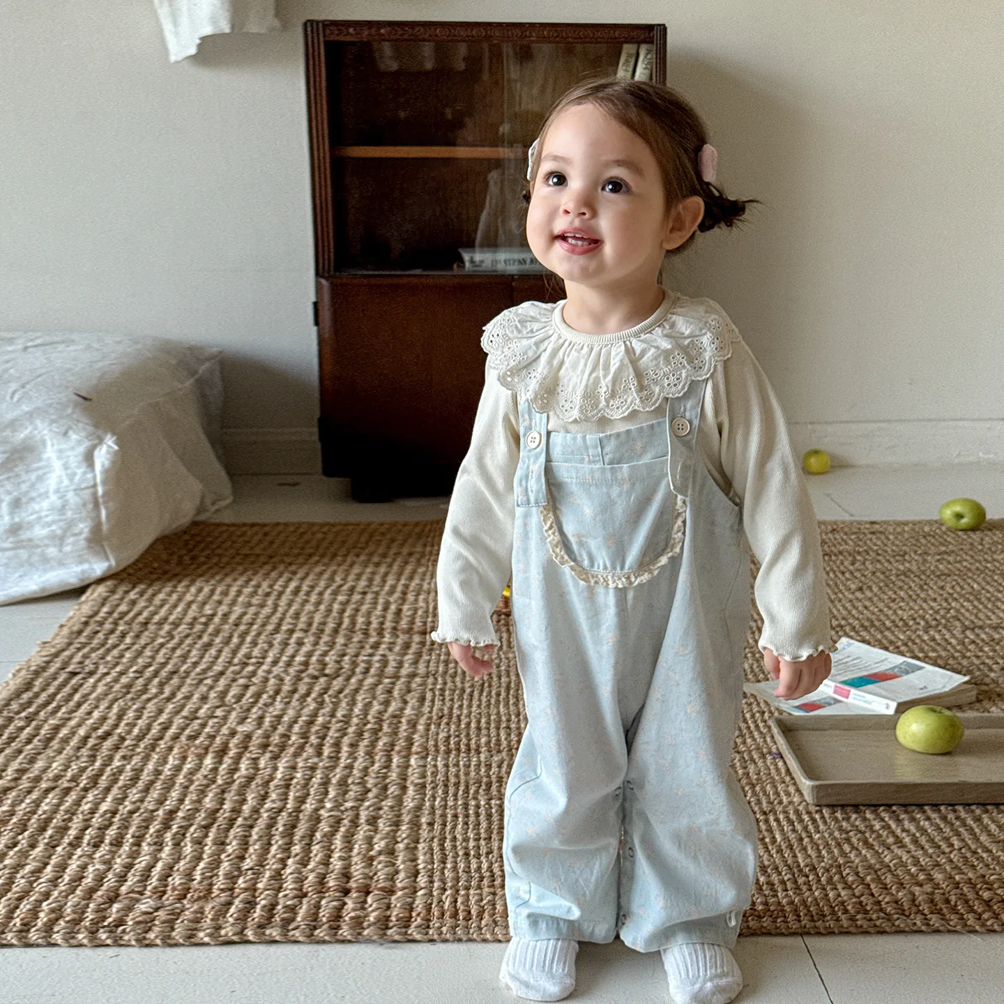 

Children's Clothing Girls' Suit Autumn 2025 New Children's Overalls Jumpsuit Going Out Baby Girl Pants