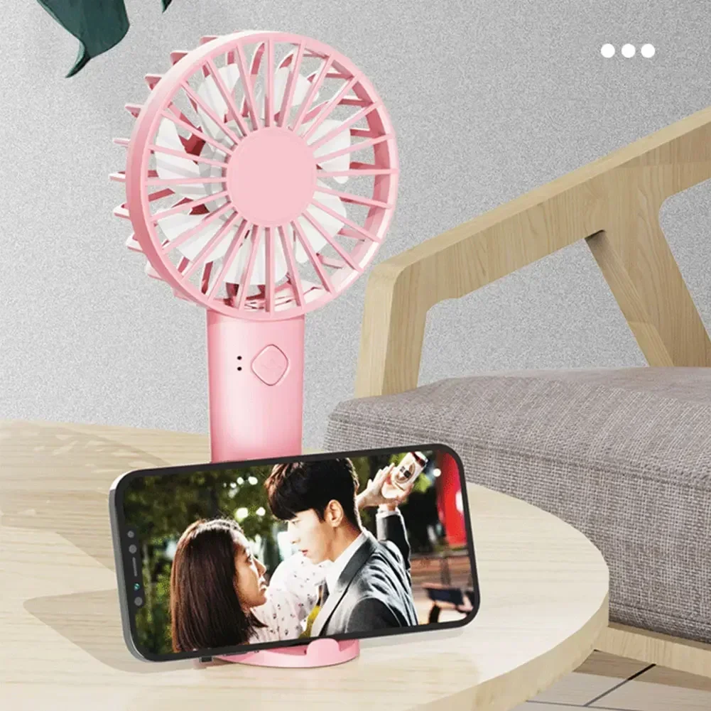 Portable Mini Desktop Usb Fan Pocket Students Handheld Small Fan Battery Powered Low Noise Adjustable Speed
