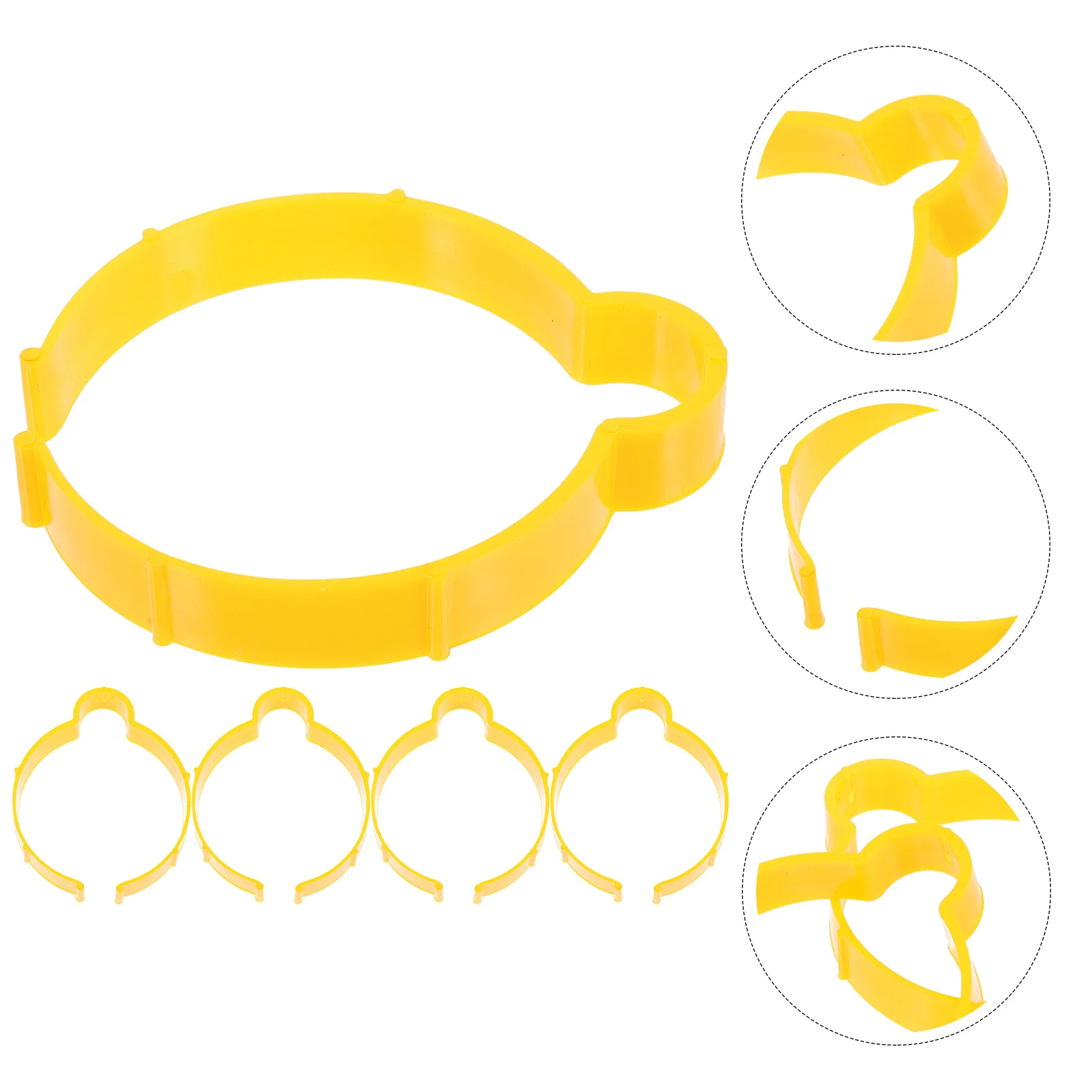 5 szt. Klipsów Uchwytów do Folii Samochodowej, Trwałe Plastikowe Uchwyty do Folii Winylowej, Narzędzie do Szybkiego Mocowania