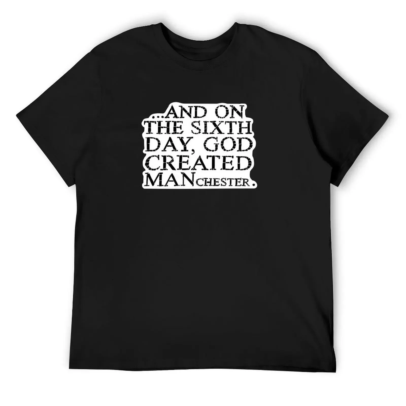 

god created manchester mosaic T-Shirt quick-drying basketball graphic tees graphic shirts oversized t shirt men