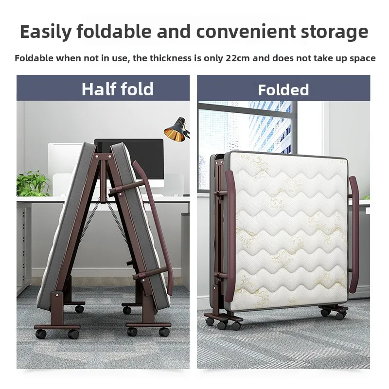 High-end hotel extra bed folding single bed, home lunch break office nap maker