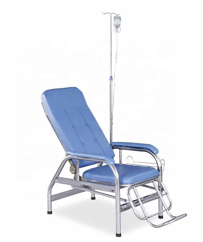 

Reclining medical Transfusion Chair hospital waiting for patient infusion chair in clinic