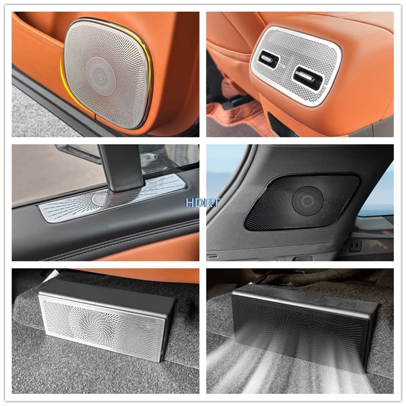 For GAC Trumpchi GS7 S7 2025 + Car Styling Rear Trunk Speaker Tail Boot Horn Front Seat Air Vent Dust Proof Cover Accessories
