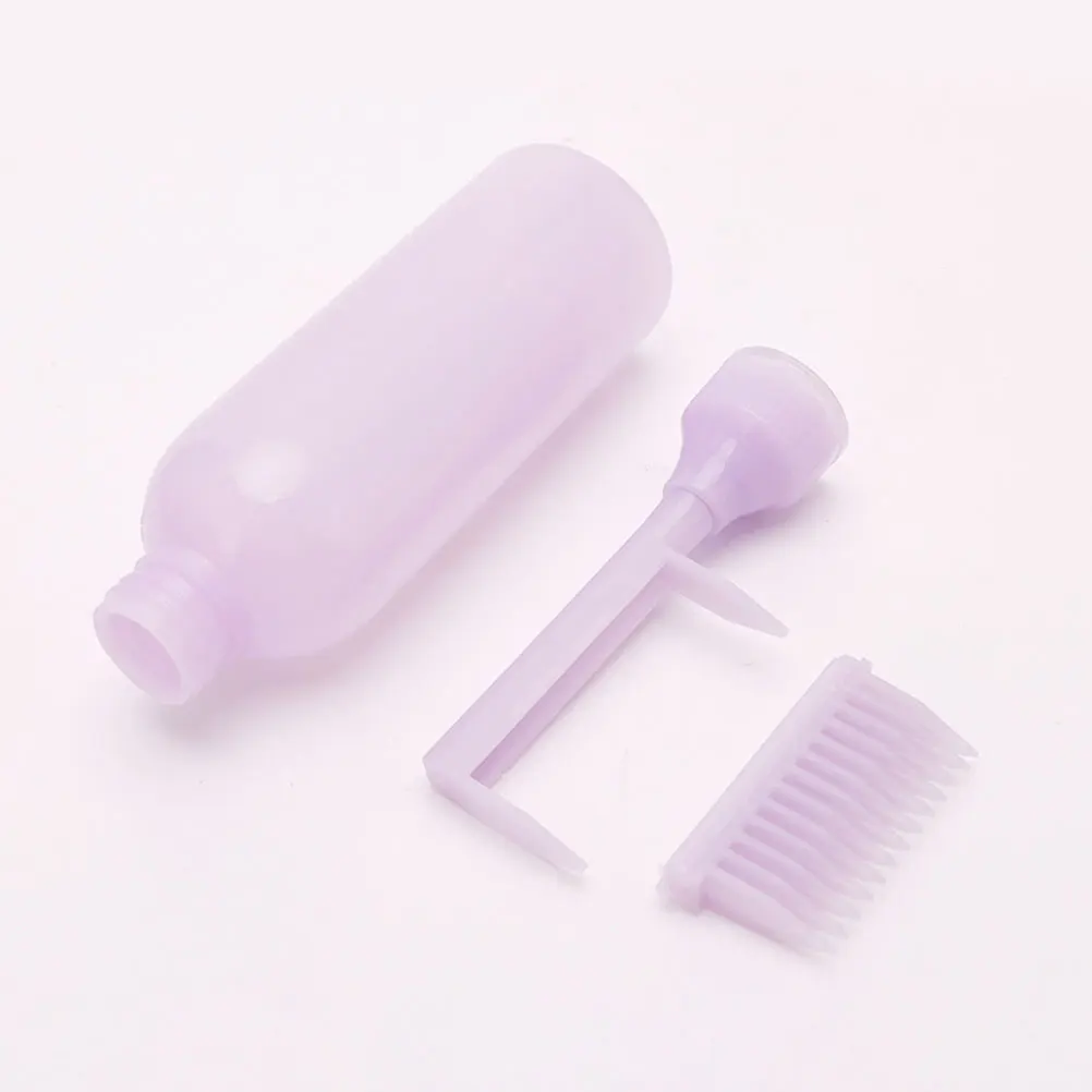 

3 шт., бутылки с краской для волос премиум-класса, легко выдавливаемые аппликаторы для расчески для домашнего салона, расческа, бутылки-аппликаторы