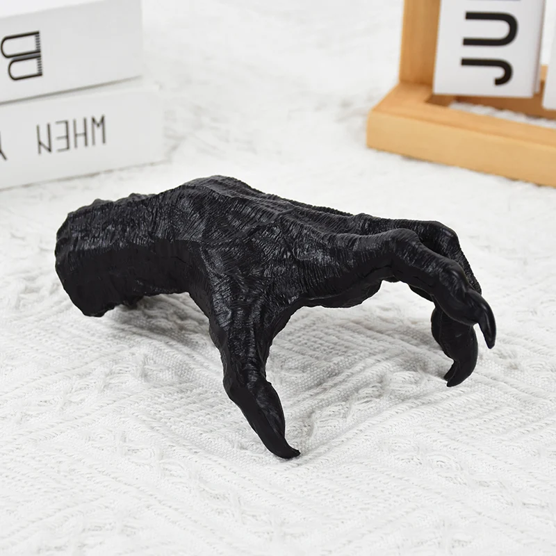 

Witch's Hand Statues Reative Resin Ornament Keys Hanger Hanger Wall Art Sculpture Halloween Party Decor Kitchen Home Decor Hooks