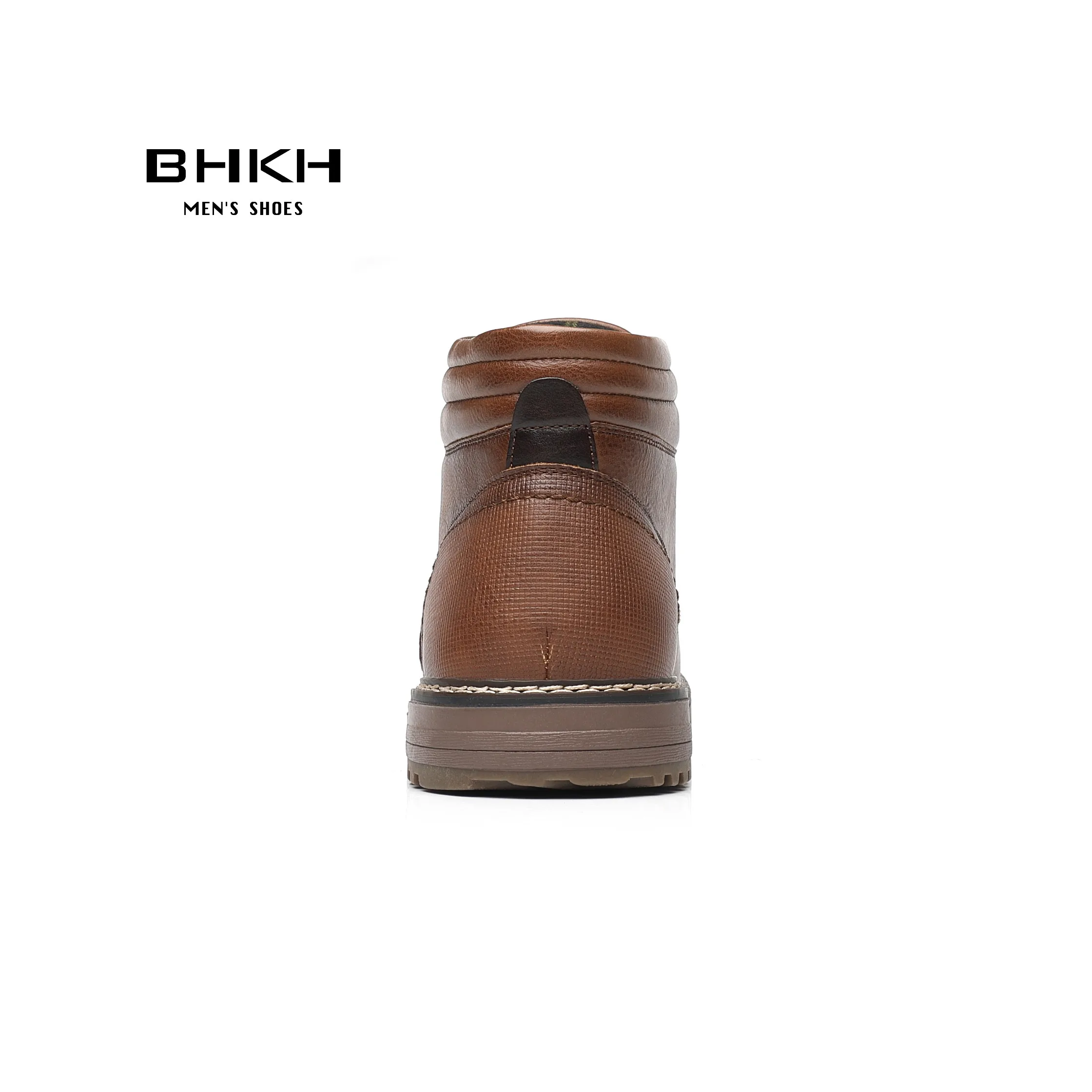 BHKH-Botas informales con cordones para hombre, botines cómodos e inteligentes, ligeros, a la moda, para trabajo y oficina, otoño e invierno, novedad