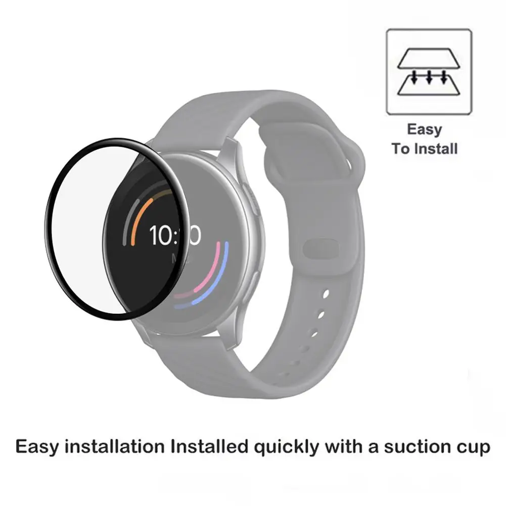 For OnePlus Watch2 Screen Protection Tempered Film Protector Glass Accessories Style Screen Watch Tempered Film HD V8C5