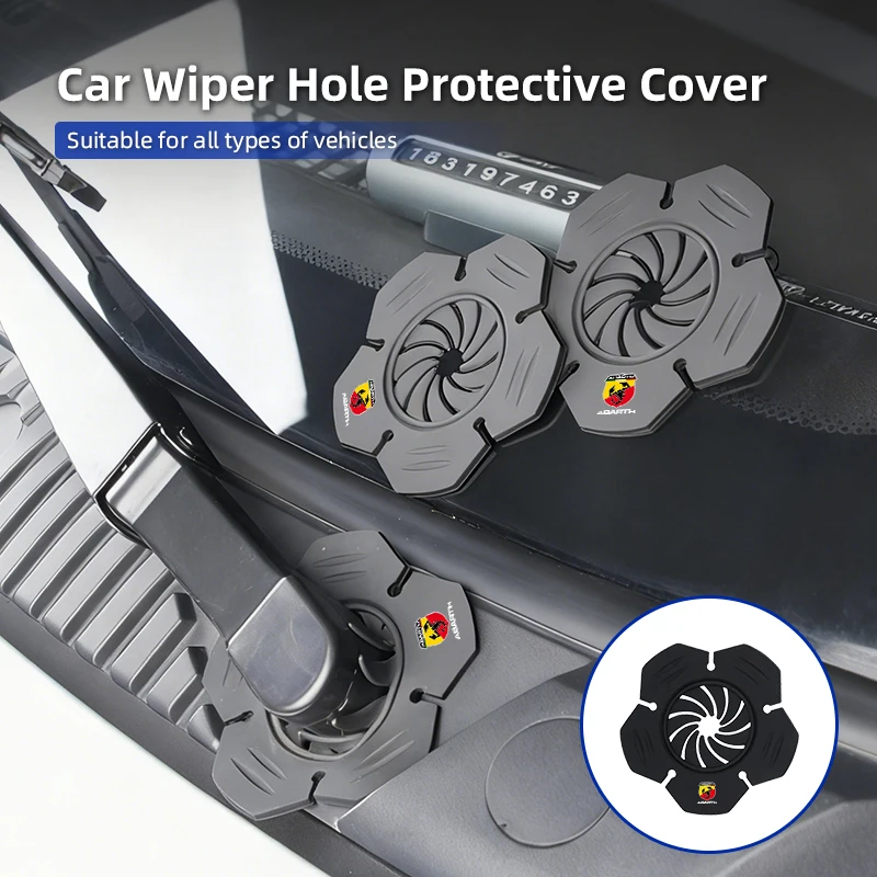 

2pcs Car Windshield Wiper Protector Cover Dustproof Covers Car Accessories For Fiat Grande Punto Abarth Tipo Stilo Ducato Palio