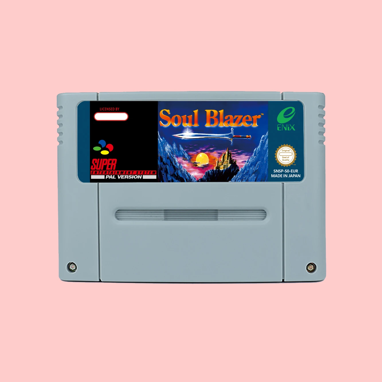 Soul Blazer RPG Game Cartridge For SNES 16bit NTSC PAL USA EUR Video Game Consoles Birthday Gift