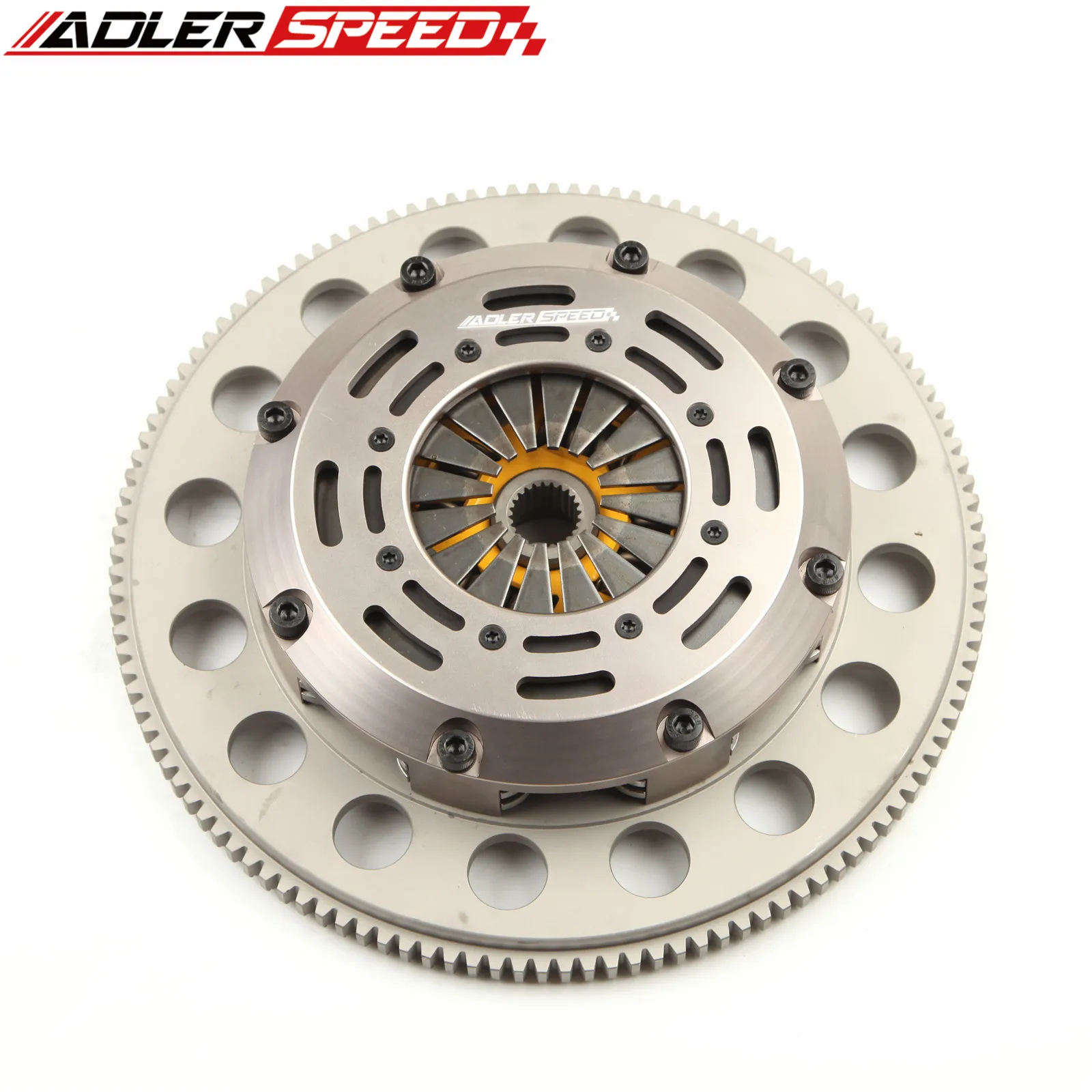 ADLERSPEED Race & Street Clutch Twin Disc For 90-96 NISSAN 300ZX 3.0L Medium Flywheel