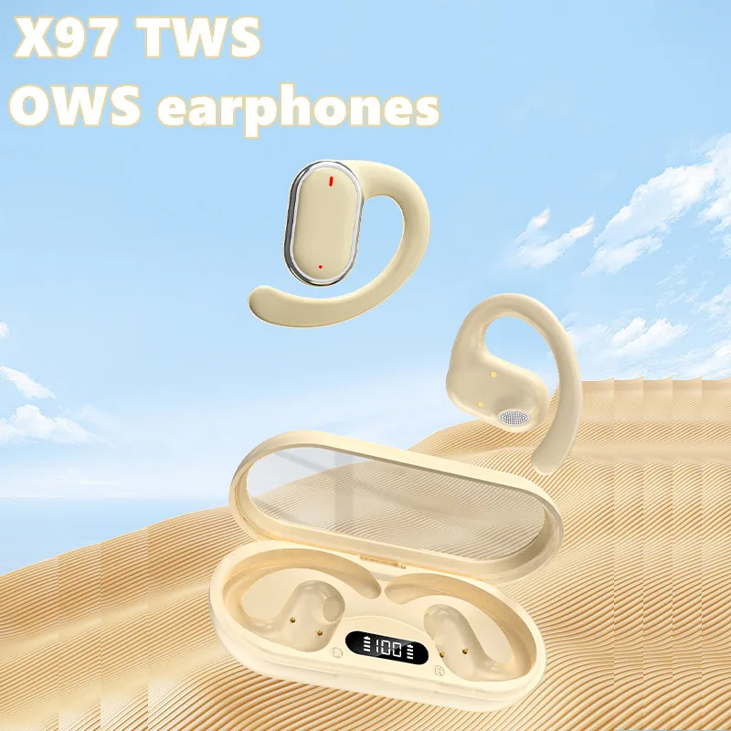 Originální X97 pro OWS Bluetooth sluchátka sport bezdrátový sluchátka s mikrofon vodotěsný hifi stereo bezdrátový špunty