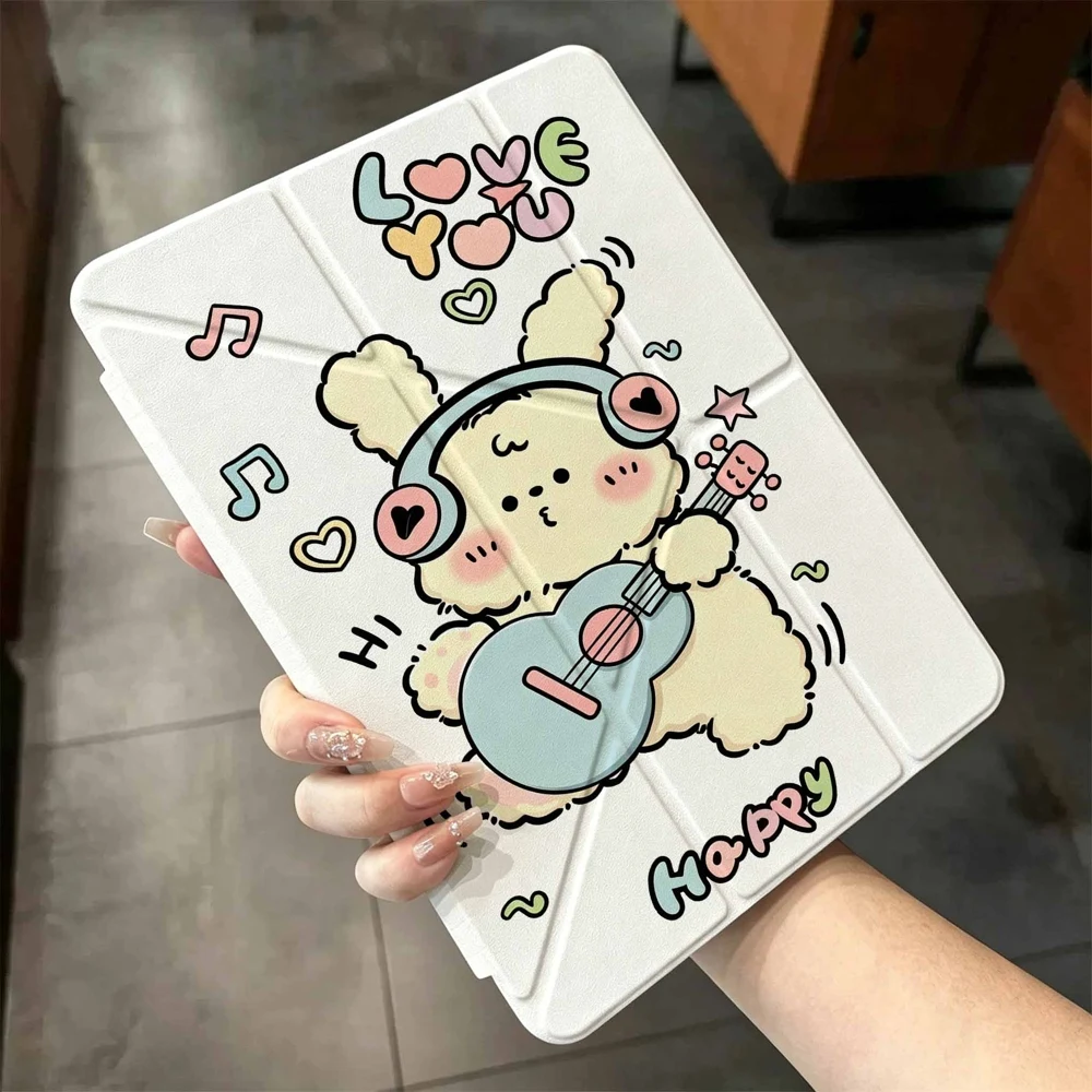 Viral Bunny Love Music For IPad Mini Air Pro 13 12.9 11 10.9 10.5 10.2 9.7 8.3 7.9 inch 5 6 7 8 th Pen Slot Tablet Case