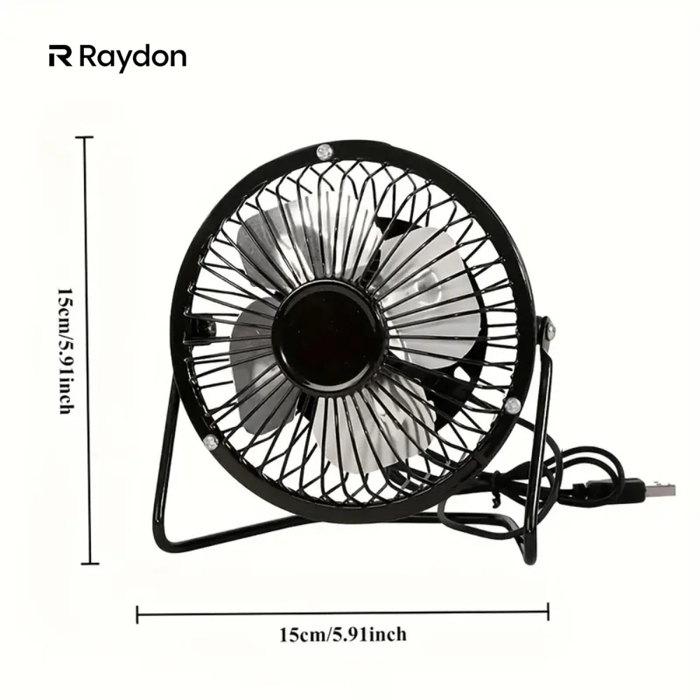 1pc USB Powered Desktop Fan, Mini Portable Personal Shaking Head Silent Cooling Fan Suitable for Home, Office, Bedroom, Dormitory, Travel (Black/Blue/Pink)