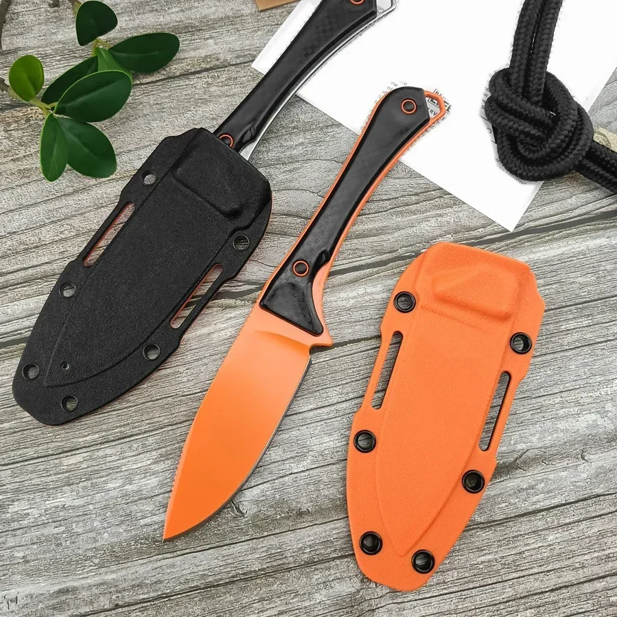 

BM 15201 Altitude Fixed Blade Knife D2 Drop Point Blade Nylon Fiber Handle Outdoor Camping Hunting Defense EDC Tool Knife