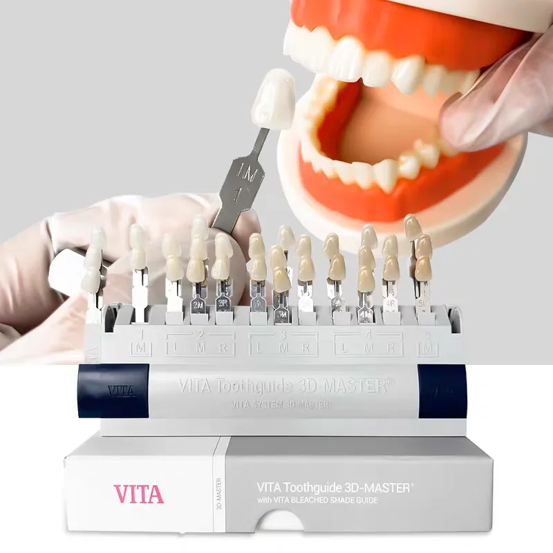 29 Colors Toothguide 3D Master Dental Lab Bleach Shade Guide Teeth Whitening Comparing Dentistry Clinic Colorimetric Plate