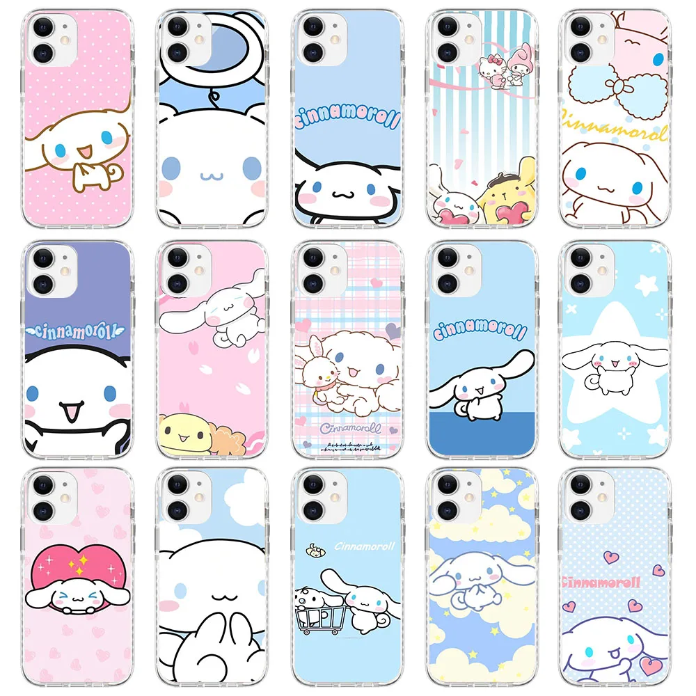 MR-15 Cinnamoroll Silicone Case For Moto E32 G72 G71 G62 G04 G24 G52 G42 G32 G23 G22 G14 G84 G73 G32 G34 G20