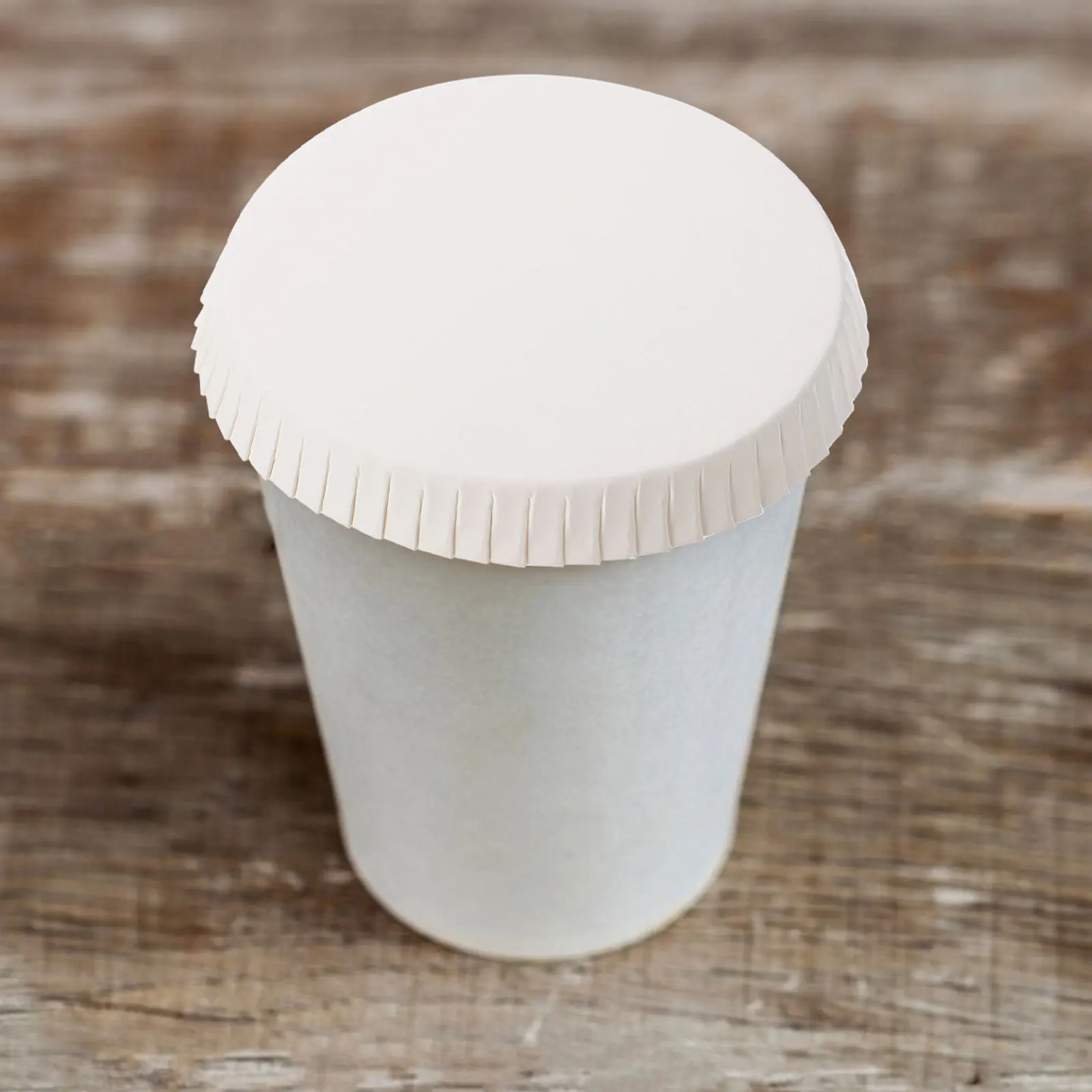

100 pcs Paper Cup Lids Disposable Stackable Drinking Covers For Home Hotel Coffee Tea Use Milk Tea Caps Hygienic Bug Proof