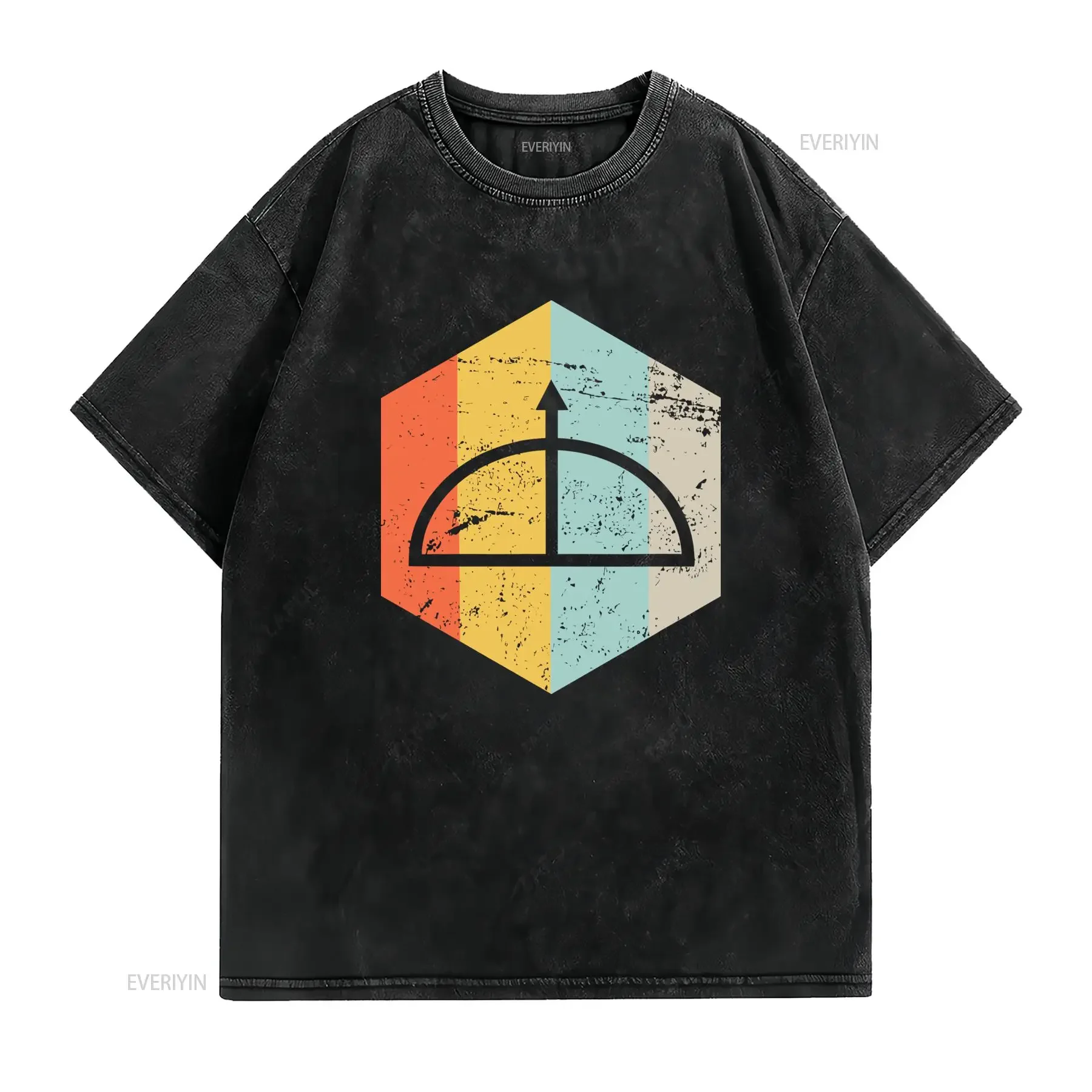 Camisola Ofa Oxossi Candomblé Ideal para Homens Todas as Estações Gola Redonda Casual Corte Normal Tecido Ligeiramente vintage