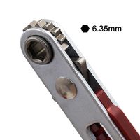 Two Way Mini Ratchet Wrench Phillips Hexagon Torx Bidirectional Control for Single Double Head Adjustable Screwdriver Drill Bits