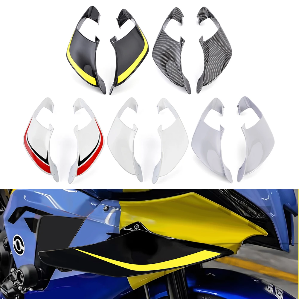 YZF-R1 Motorcycle Aerodynamic Wing Kit Side Wing Fixed Wing Spoiler Fairing For Yamaha YZF-R1 R1M 2021 2022 2023 2024