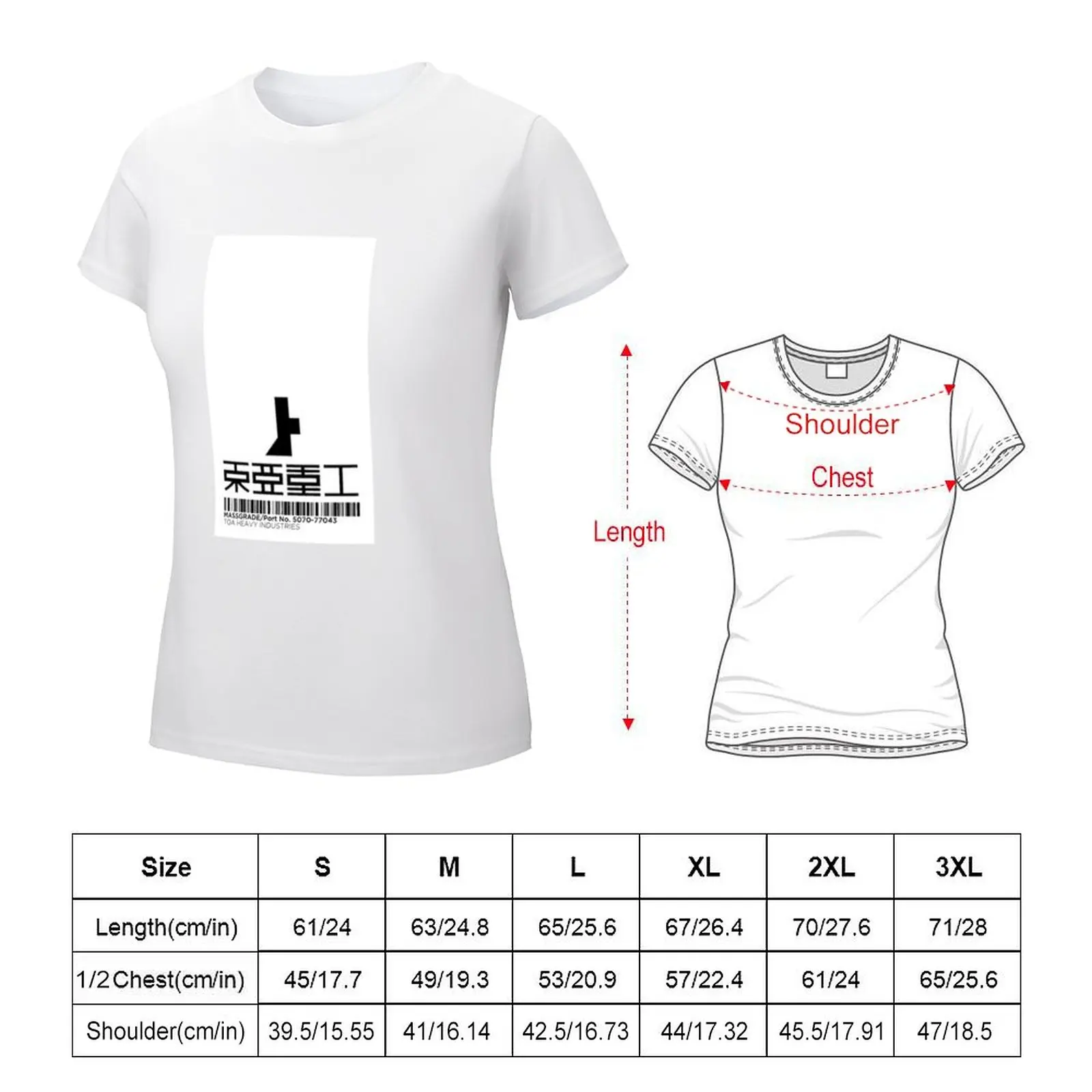 TOA Heavy Industries - Synthetic Inversion Shirt T-shirt female shirts graphic tees cute tops Women clothes