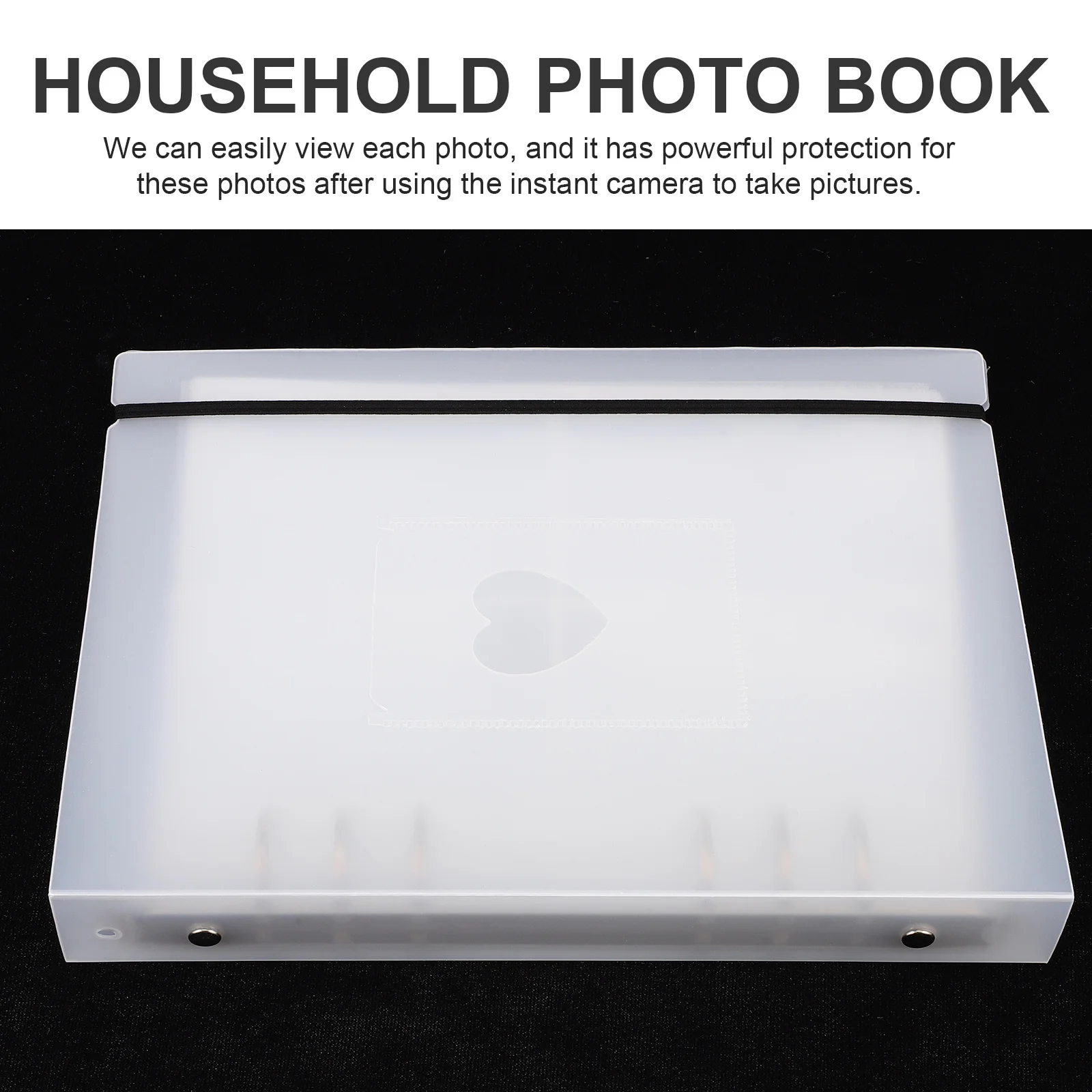 

1Set Multi-Function Photo Album Frosted Cover Portable Picture Book Perfect for Weddings Engagements Graduations Baby Photos