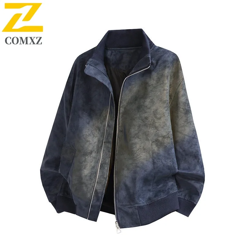 

COMXZ Mens Adventure Jacket Comfortable Outdoor Lightweight Motorcycle Coats Daily Wear Windproof Durable Autumn New Outerwear