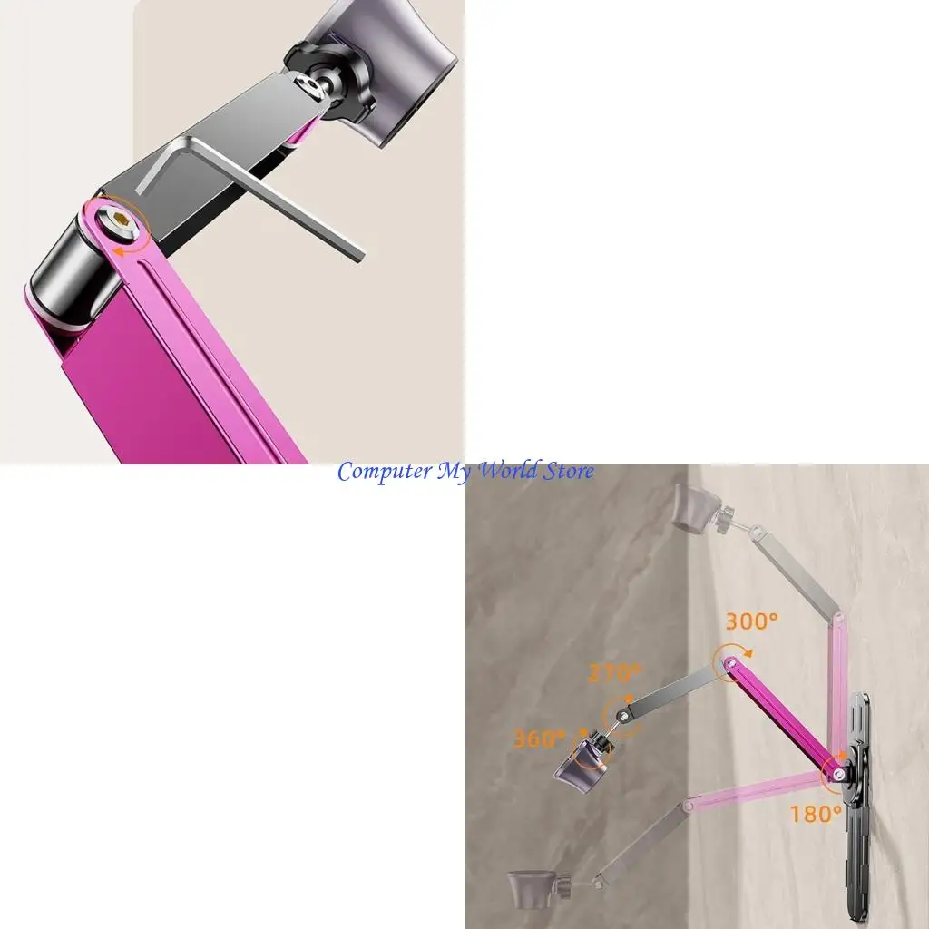 Arm suporte pêlo cabelos giratórios