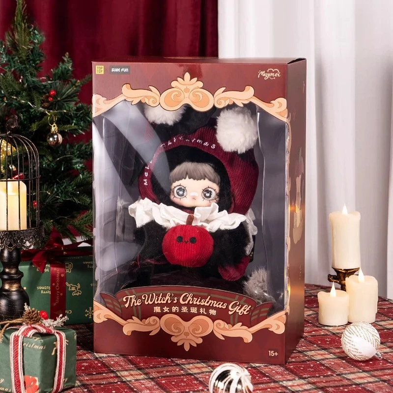 

MayMei Witch's Christmas Gift 400% Plush Hanging Card Two Year Anniversary Limited Edition Cute Home Ornament Doll Exquisite Toy