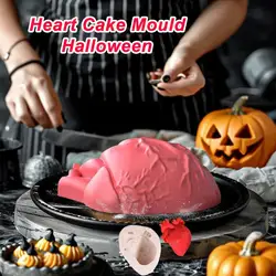 Silicone Mold Halloween 3D Human Heart Mold for Fondant Cake Chocolate  Mould Candle Craft Molds  Silicone Anatomical Heart Wax