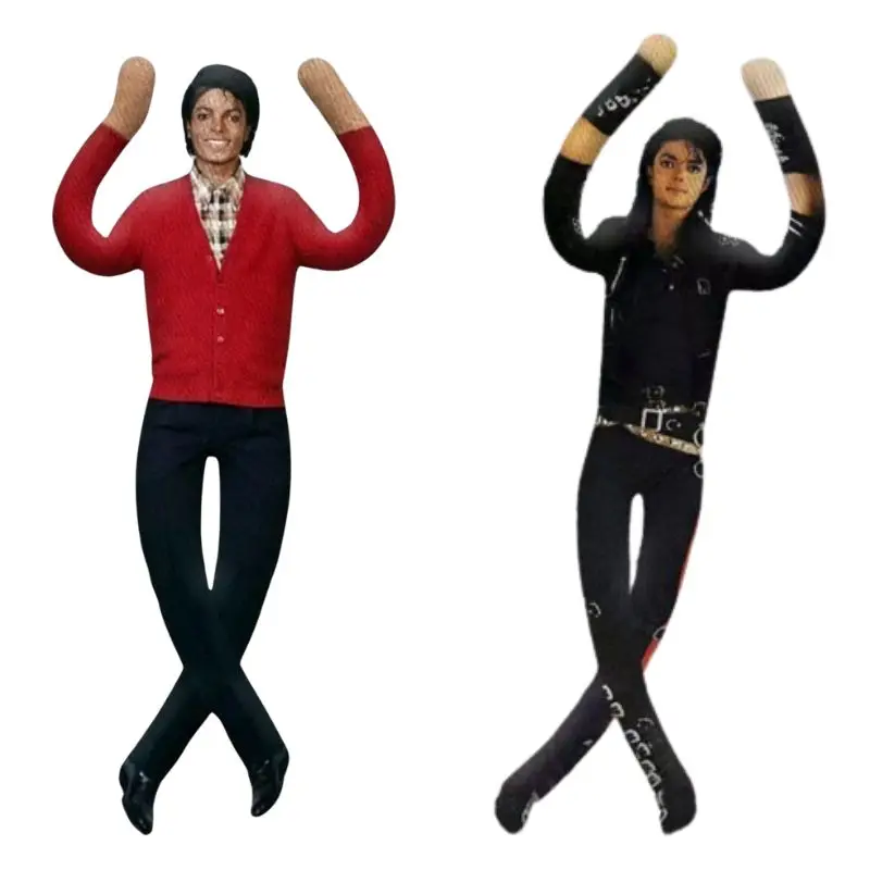 Nova Boneca de Pelúcia Anime Michael Jackson, Figura Articulada Ajustável, Adereço de Cosplay, Decoração de Quarto, Presente Colecionável!