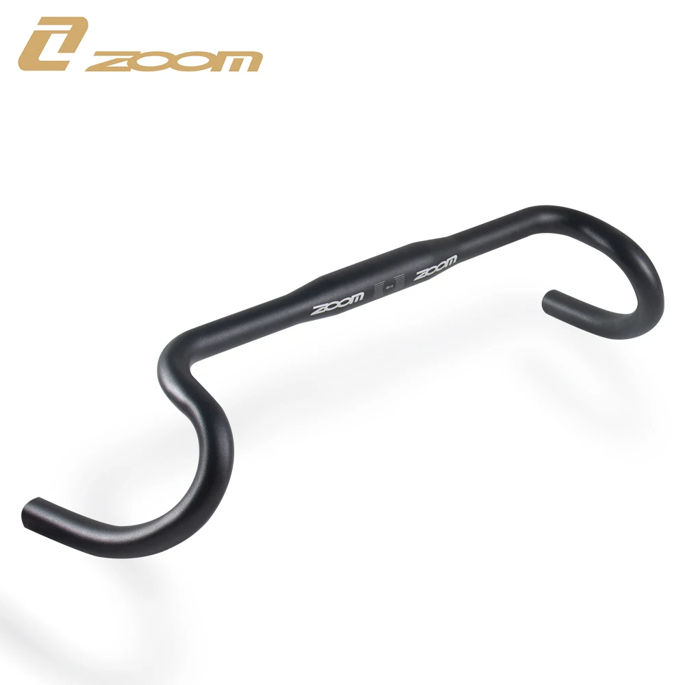 ZOOM Drop Bar Handle Road Bike Handlebar 31.8x540mm Bicycle Bent Ultralight Aluminum Alloy Handlebar Road Bike Accessories