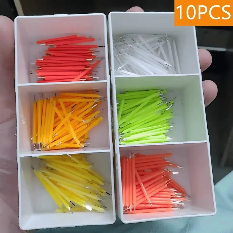 10PCS COB LED Filament 3V Edison Bulb Lamp Multicolour Parts Incandescent Light Diodes Accessories Holiday Lighting Decoration