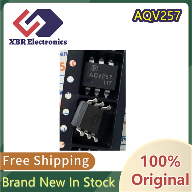 

(10/50 pieces) AQV257 SOP-6 Optocoupler Solid State Relay Brand New Genuine Original Spot Fast Delivery Free Shipping