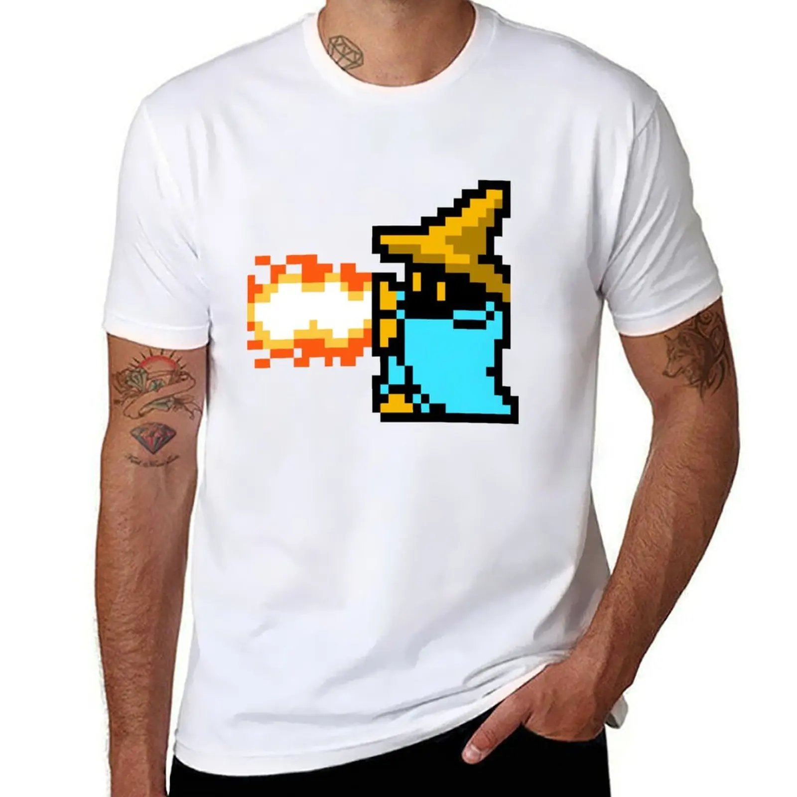 

8 Bit Black Mage T-Shirt t shirt personalised g man t shirts for men T-Shirt
