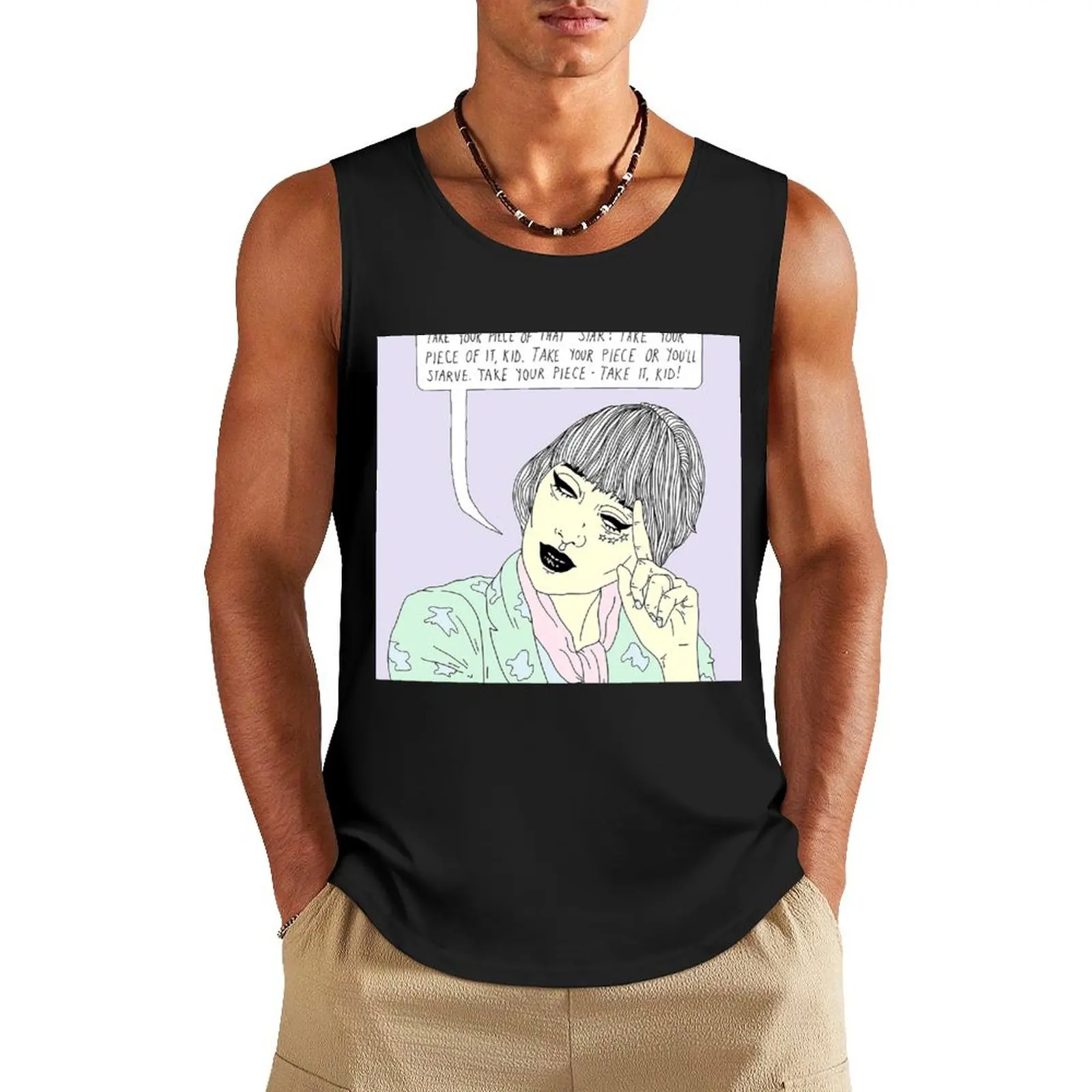 

These Paths Tank Top Men's fitness t-shirt Men's summer clothes