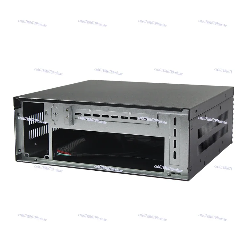 Mini industrial control itx main board aluminum panel dustproof full height card slot unique display small 1u power server