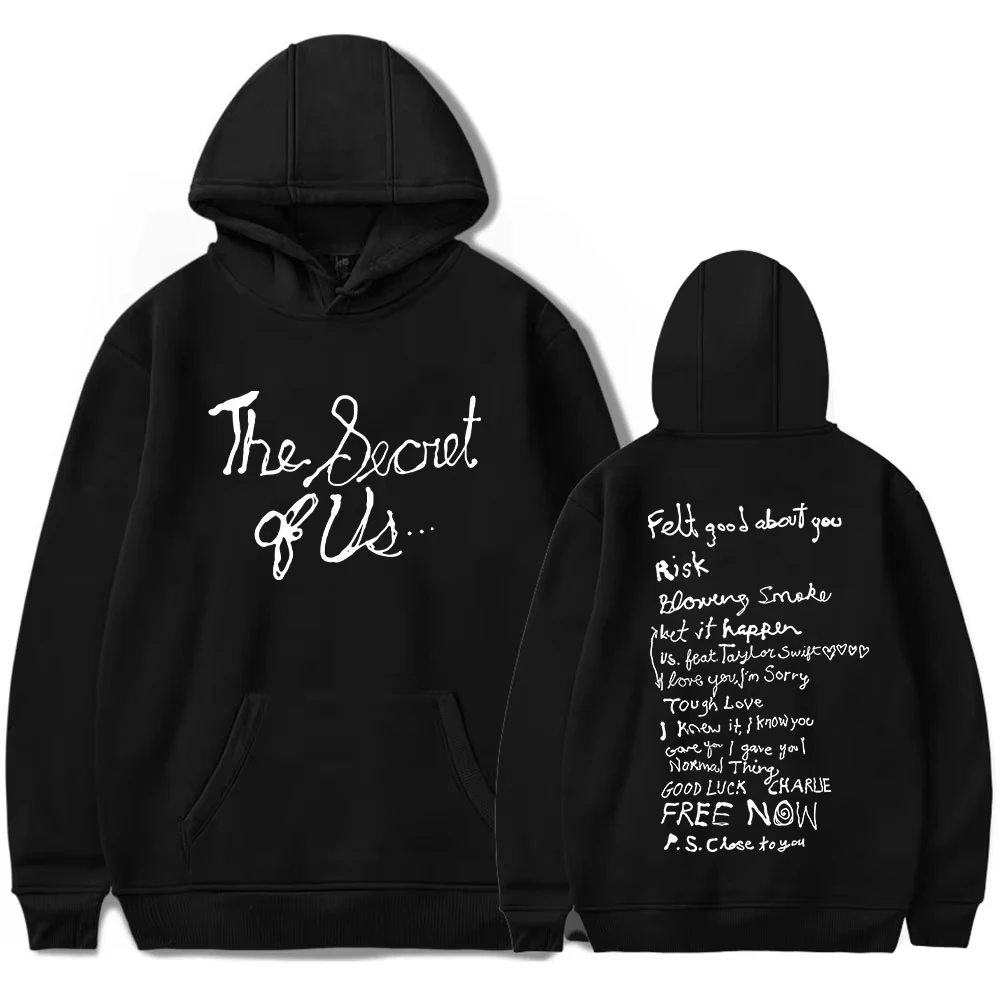 

Gracie Abrams The Secret of Us Tracklist Hoodie Sweatshirt Unisex Trendy Classic Simple Long Sleeve Fashion Pullover Clothes