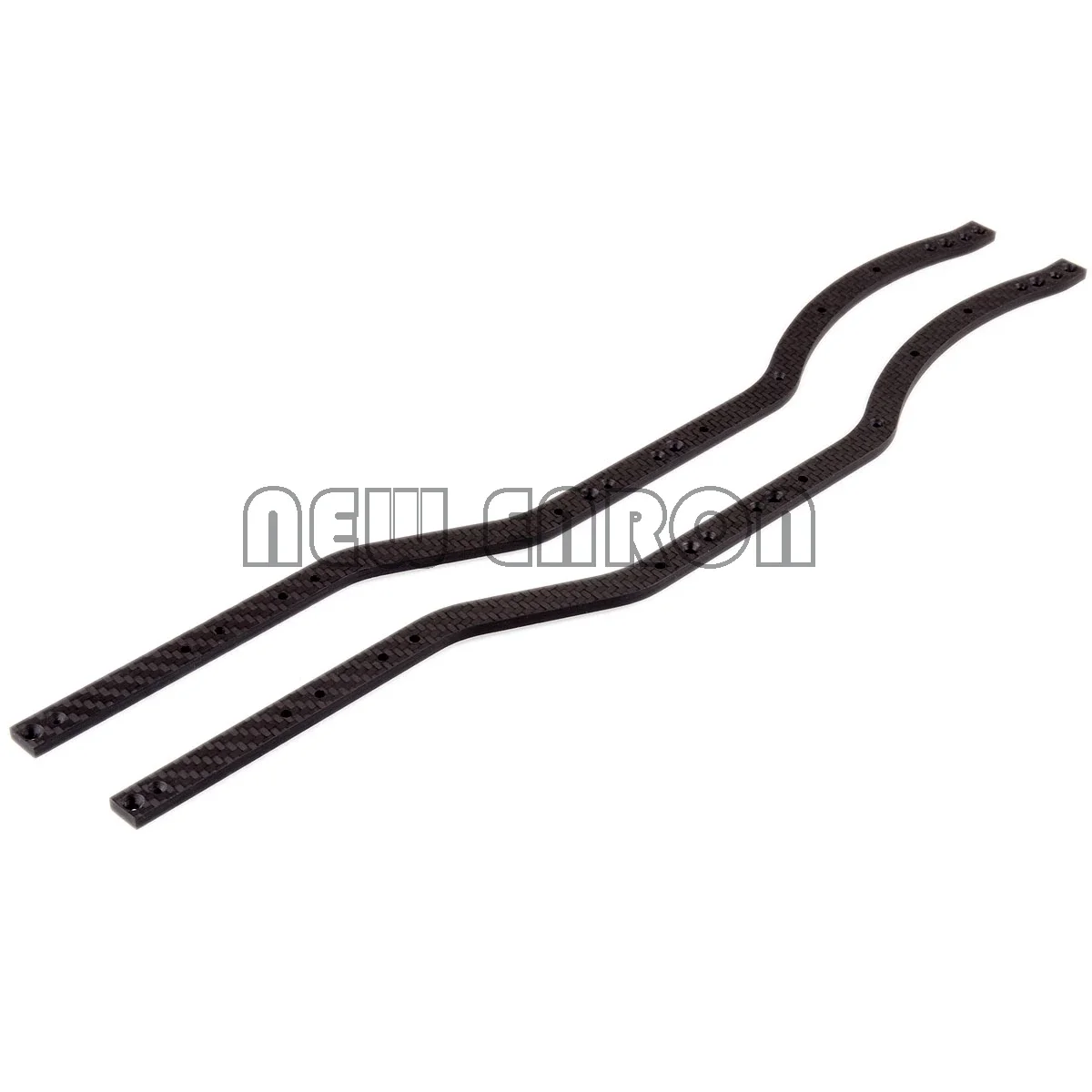 2P Metal 415mm Chasis Rail Set Black AX30502 For RC Crawler Car Axial 1/10 Racing SCX10 AX90022 90025 90027 90028 90034 90035