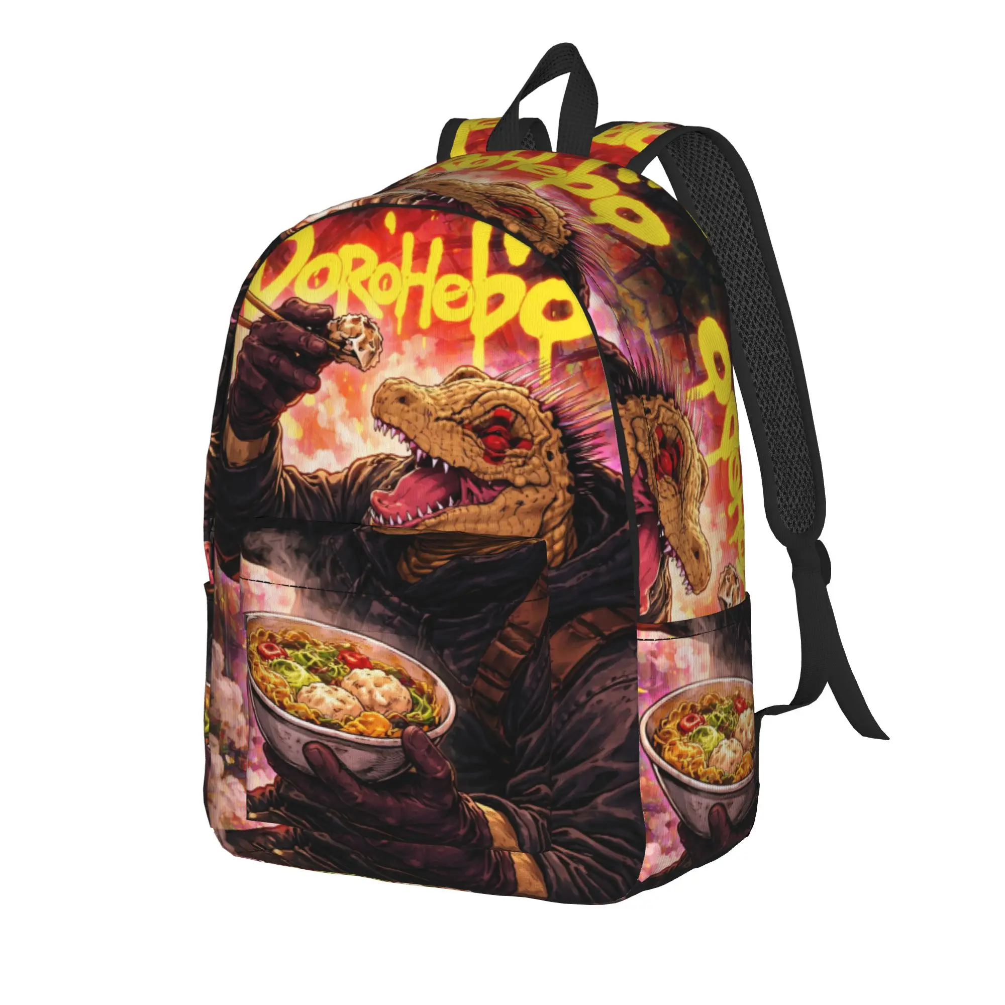 Dorohedoro Backpack  Cute Backpacks Boy Cycling Large School Bags Colorful Rucksack