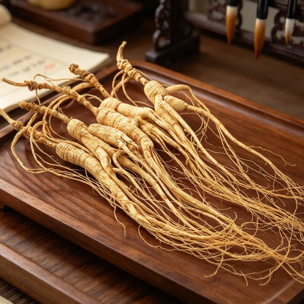 High-quality Changbai Mountain Understory Mountain Ginseng Simulation Ginseng Model Home Ornament