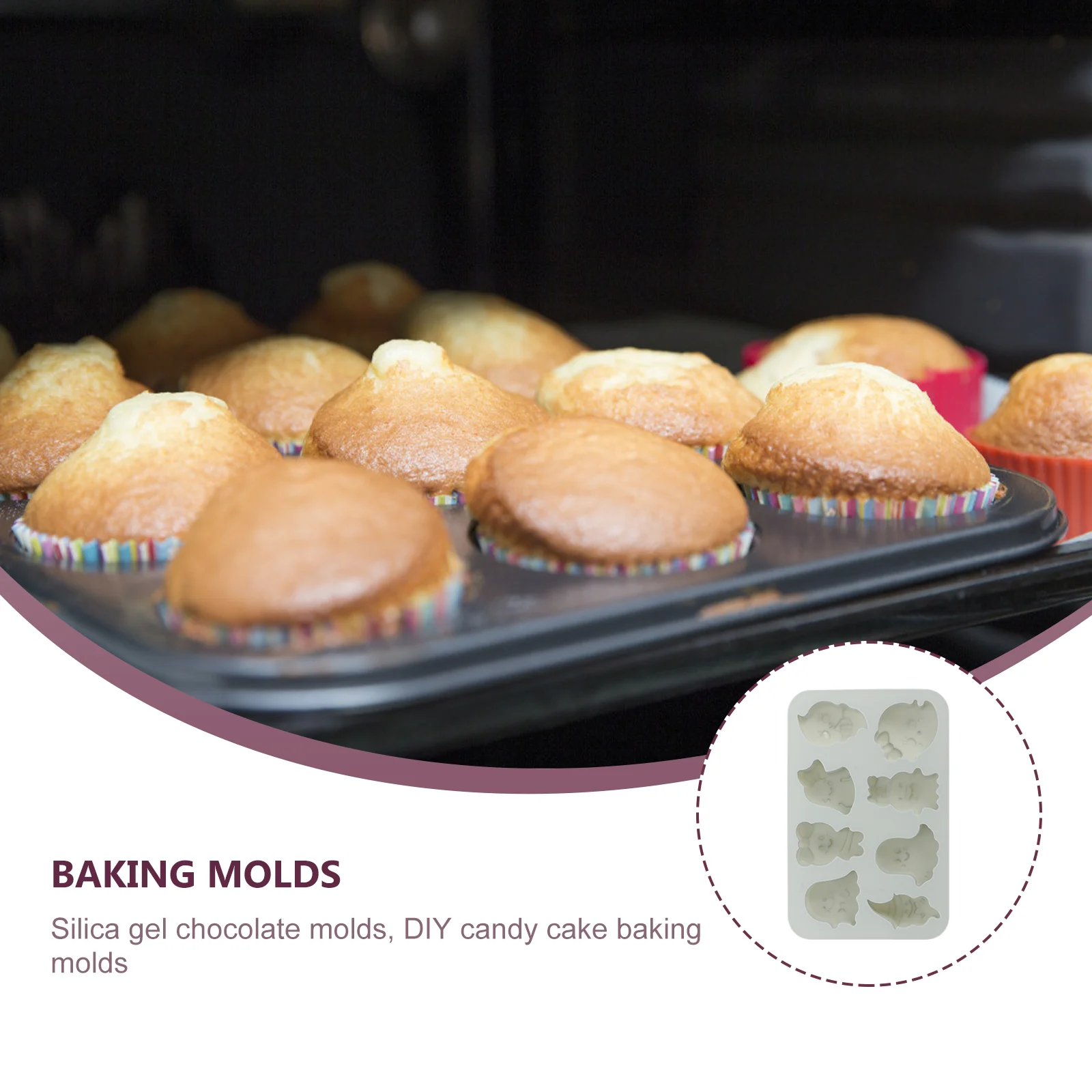 

Pumpkin Ghost Baking Mold Cake Silicone Alloy Food Dainty Silica Gel Child Smooth Mould