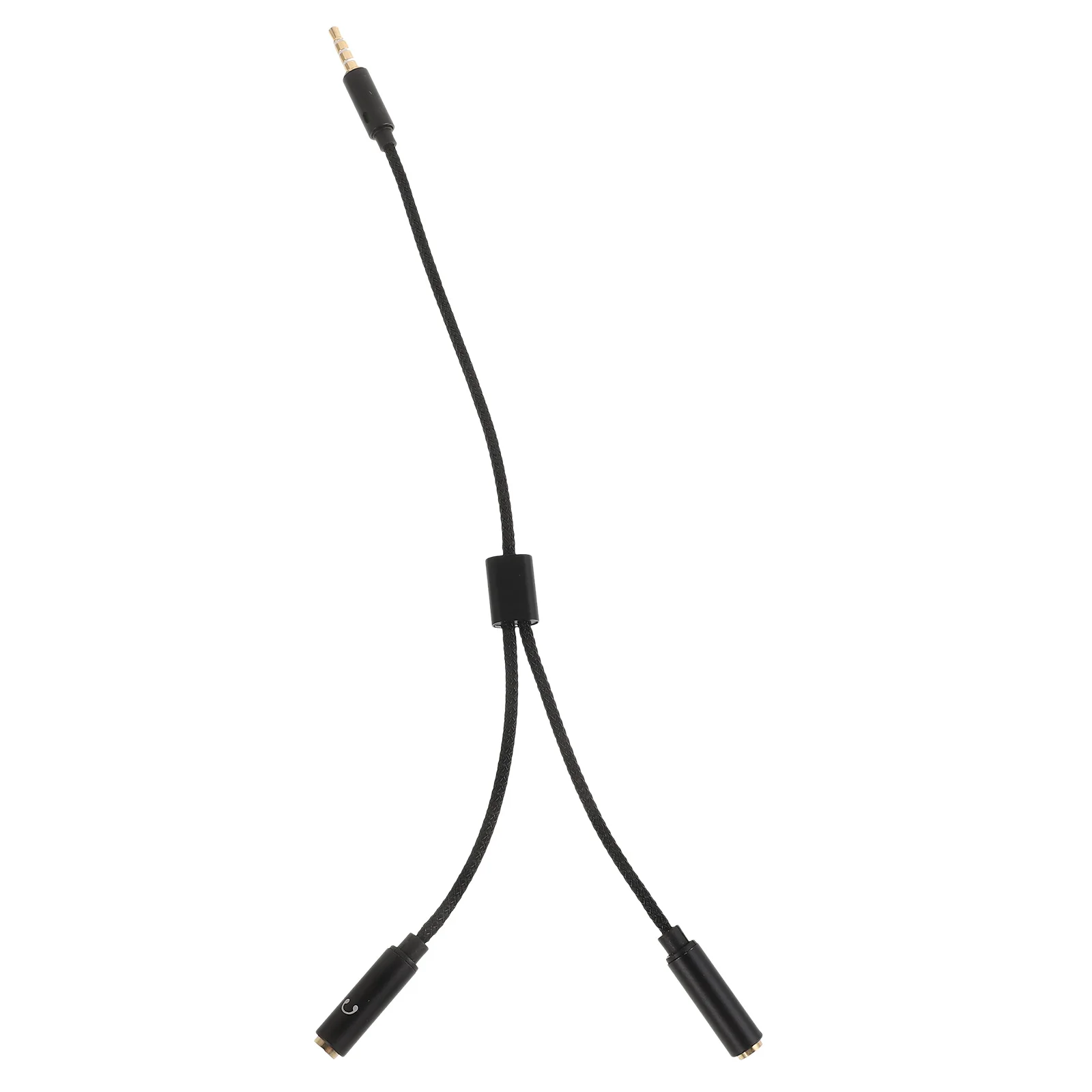 

Audio Cable Adapter Earphone Converter Male to Female Equipment Auxiliary Cord Dual Headphone Jack and Mic Splitter Line