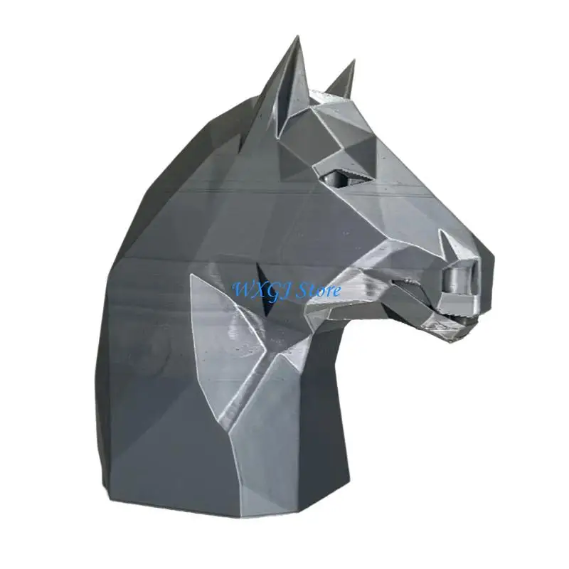 37JE Modern Horse Head Trailer Hitch Cover Universal Trailer Hitch Decoration Caps
