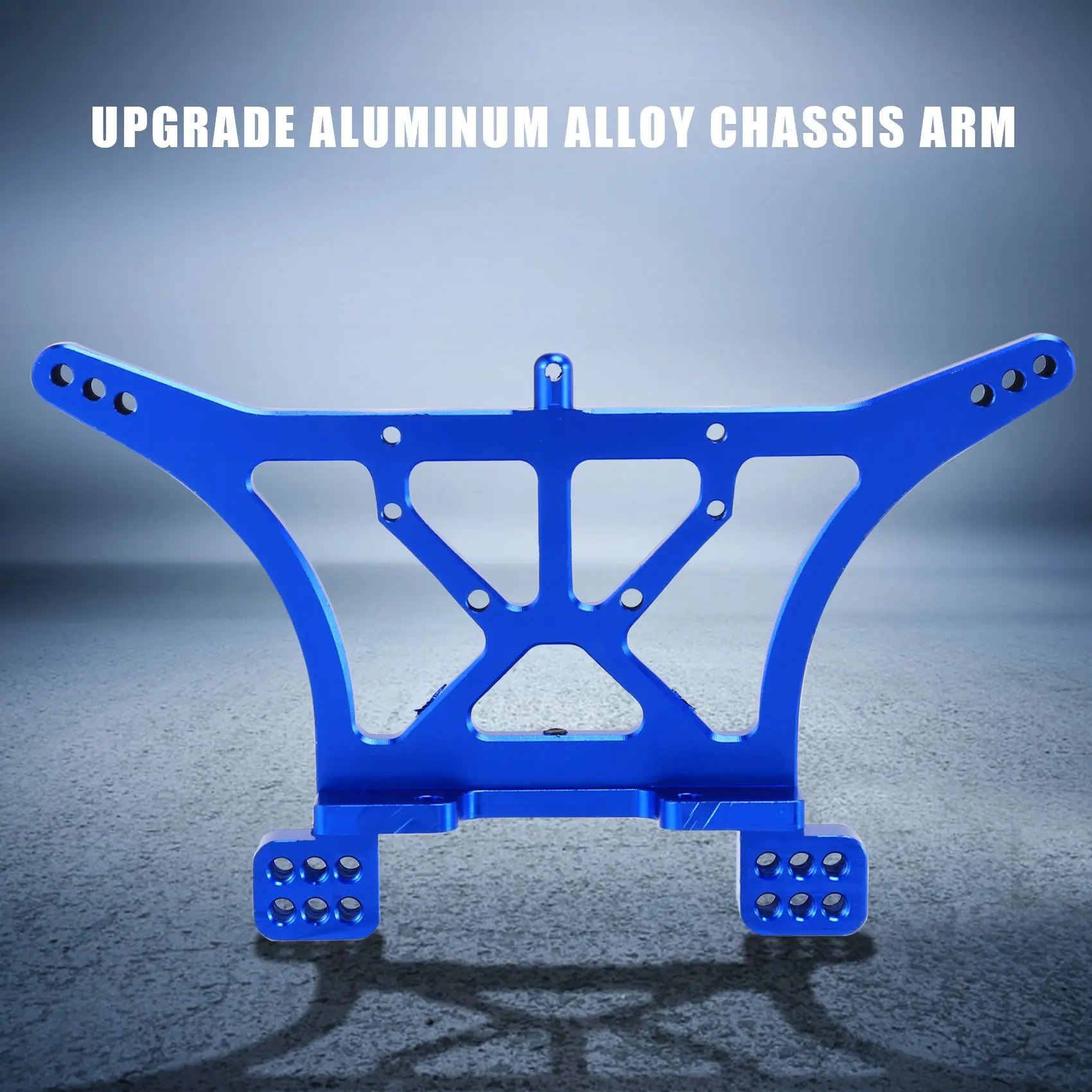 Upgrade Aluminum Alloy Chassis Arm C Seat Rear Stub Axle Parts Kit for 1/10 Traxxas 2WD Slash Rustler Stampede Parts,1