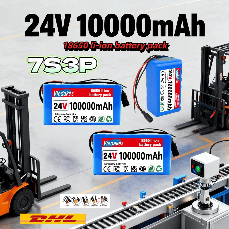 

Upgrade to 24V 10Ah Lithium Battery, Enhanced Runtime & Power for Your Tools, Kids Car, Lawn Mower, Scooter and DIY Projects