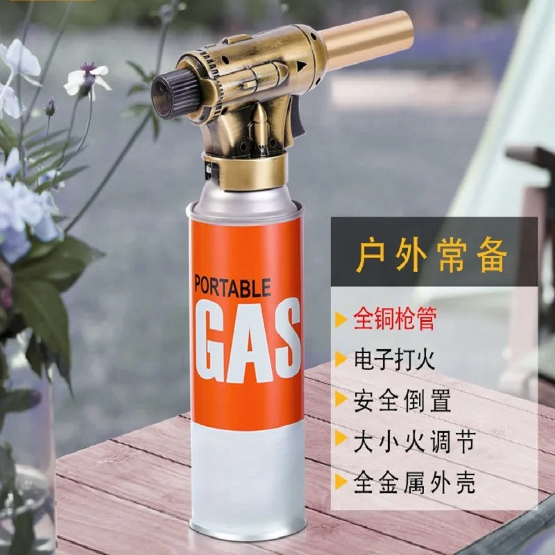 Welding Gas Burner Flame Gas Torch Flame Gun Blowtorch Cooking Soldering Butane AutoIgnition gas-Burner Lighter Heating