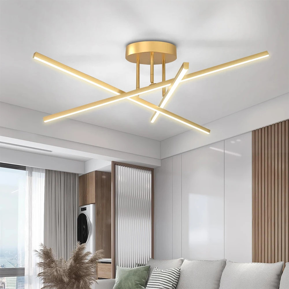 

Modern Ceiling Light Golden Warm Light Embedded Ceiling Light Bedroom Living Room Kitchen Modern Pendant Light Fixture Ceiling